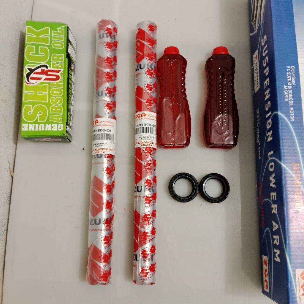 Shock depan spin 125 skywave spin 125 shock sil oli