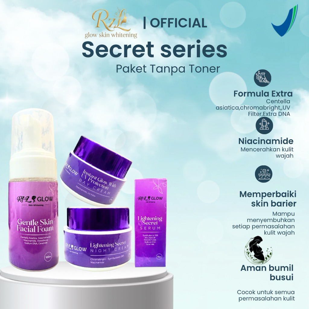 Rzl glow skin whitening  - Secret series- Rzl glow skincare - skincare basic - skincare glowing