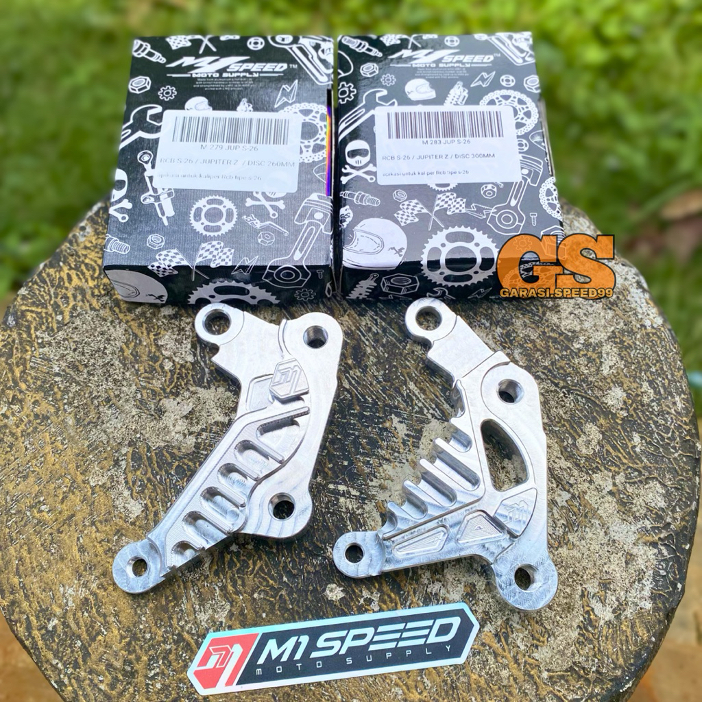 Breket Kaliper RCB S26 Disc 260mm & 300mm PNP Shock Jupiter Z / Fiz R / Kyb Jupiter / 125z / Nouvo M
