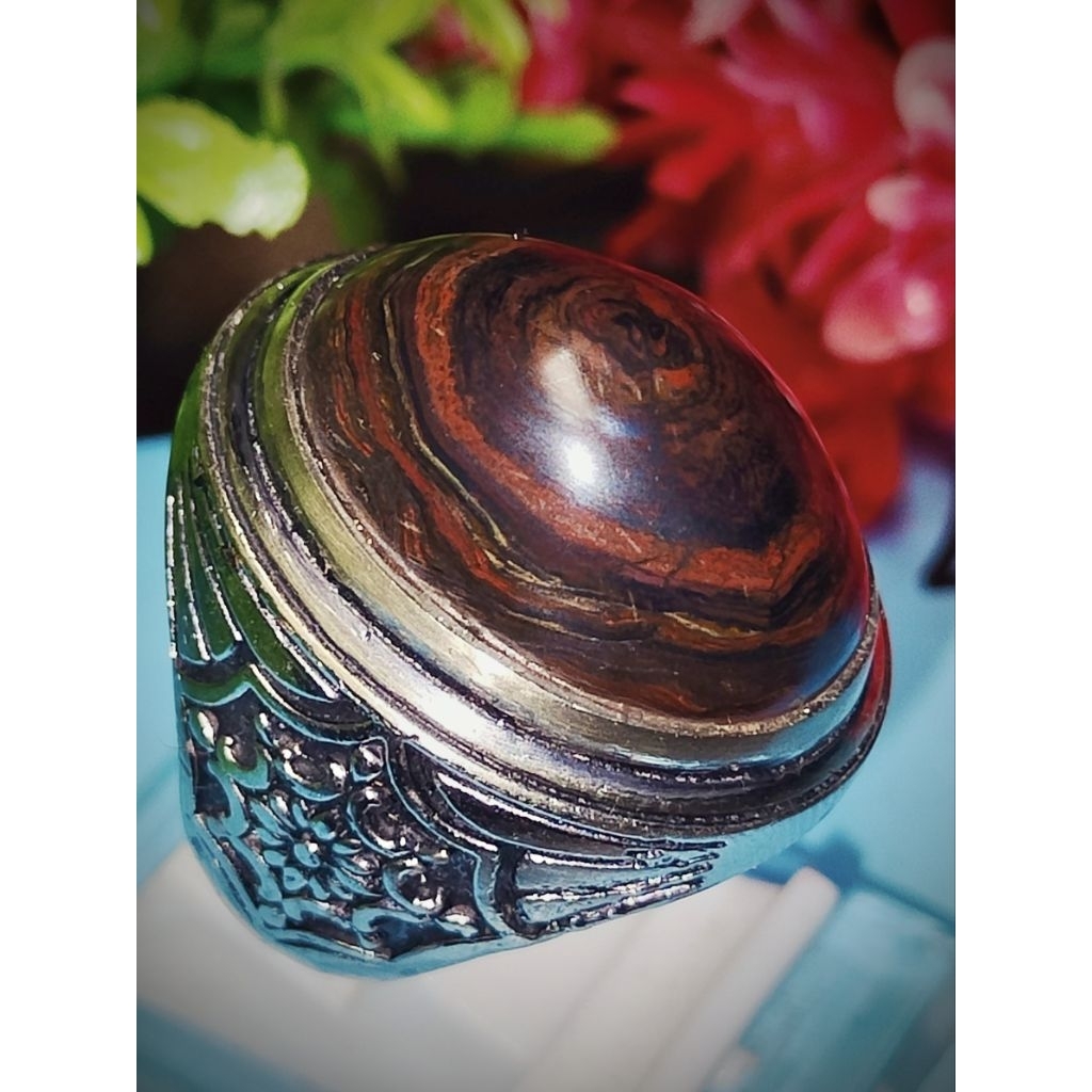 akik puser bumi badar besi lengket magnet