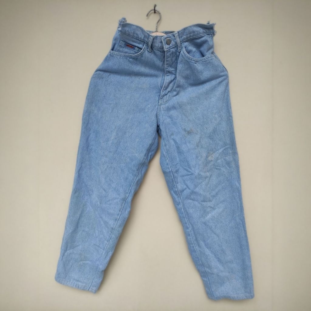 Celana Jeans W27 L31 Biru Cerah – Hot Line All American | Bekas Ada Robek (Read Deskripsi)