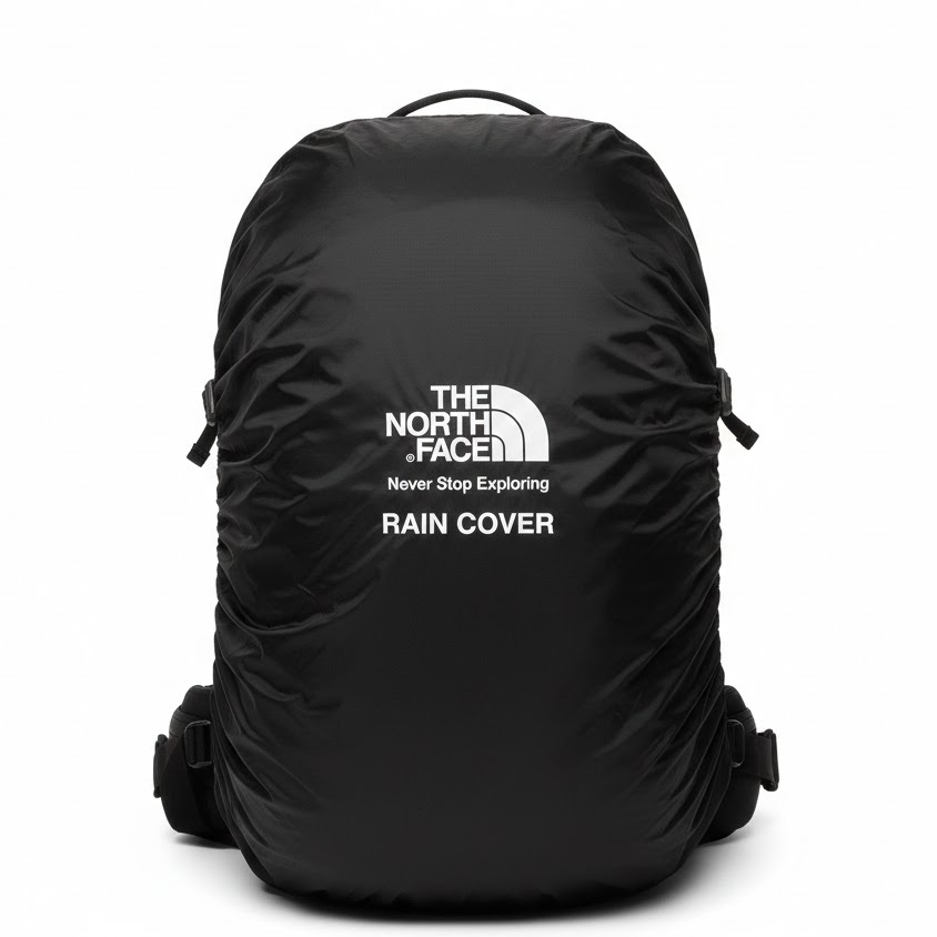Rain Cover Tas 30L The North Face Never Stop Exploring – Cover Bag Anti Air Waterproof Pelindung Ran