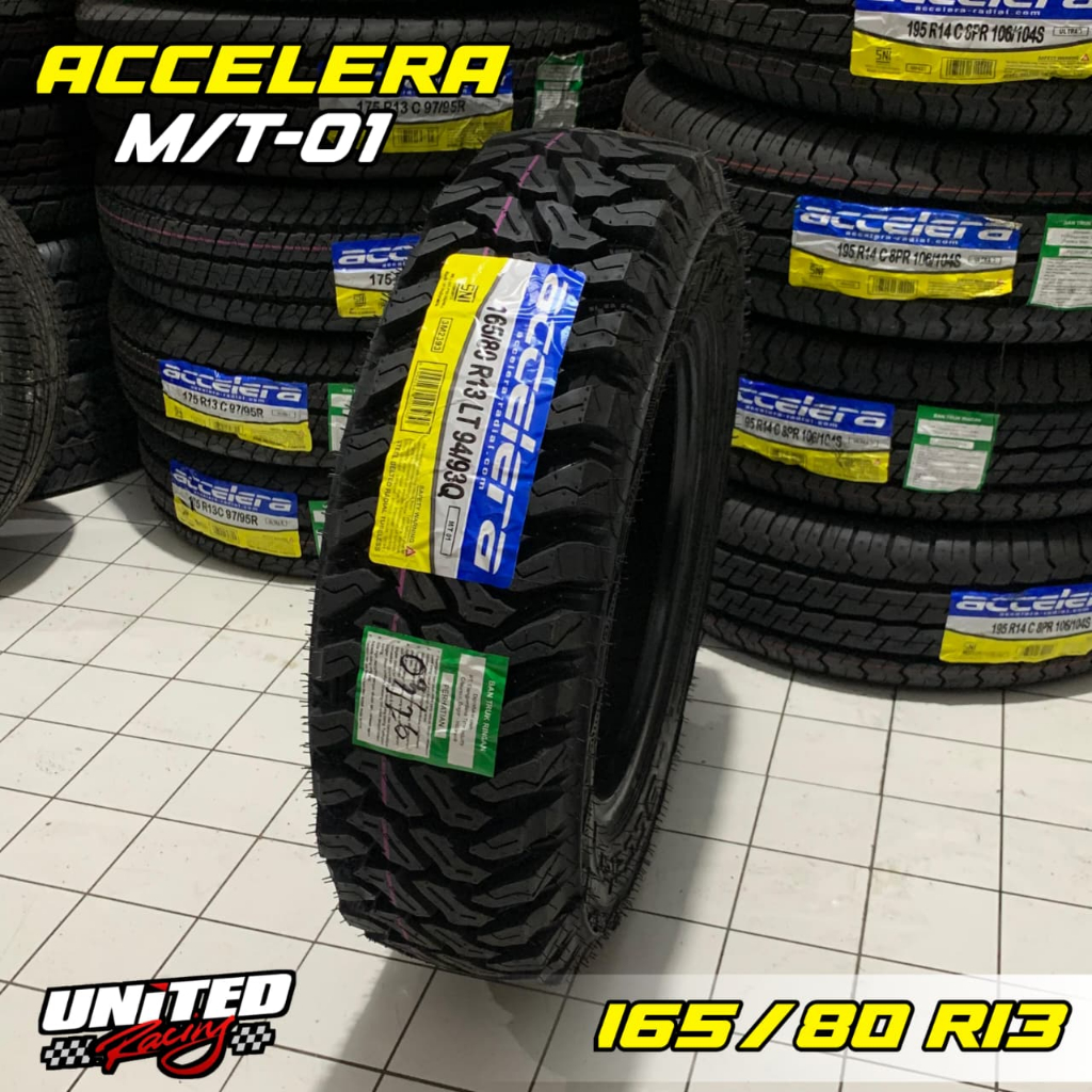 Ban Mobil Pacul Ring 13 Merk ACCELERA M/T-01 Ukuran 165/80 R13 Ban Semi Offroad Murah Awet