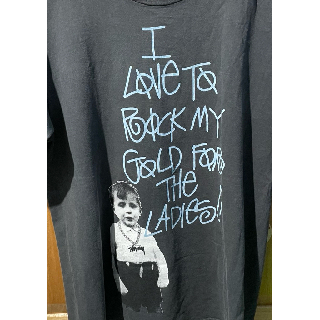 Kaos Stussy Rock My Gold Rare