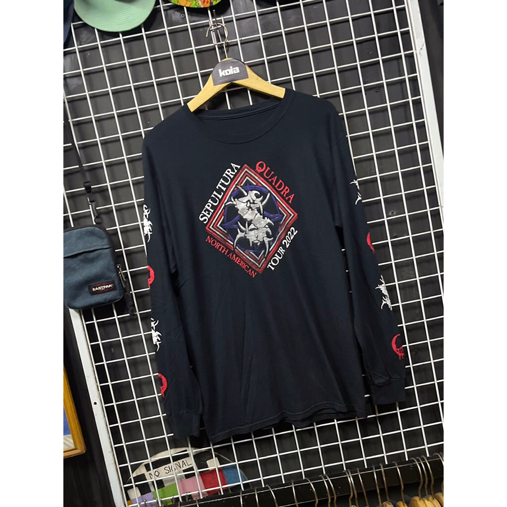 Kaos Band Sepultura Quadra Tour North American 2022