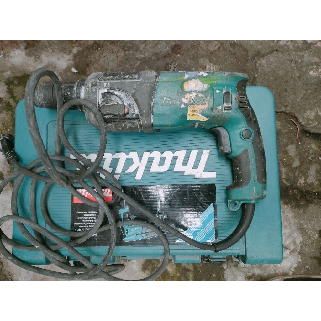 bor drill beton makita HR 2230  2 mode kondisi second normal jaya siap pakai kerja