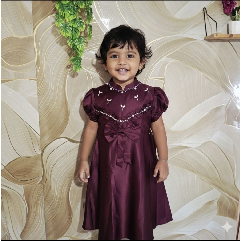 baju dress anak pita lucu baju kondangan anak baju anak terbaru 2026 kebaya anak baju payet anak baj