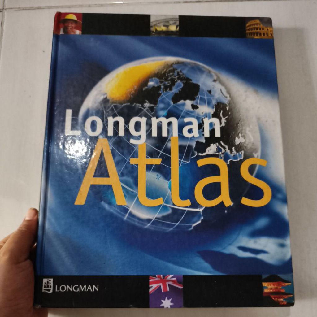 preloved buku Atlas dunia World atlas longman
