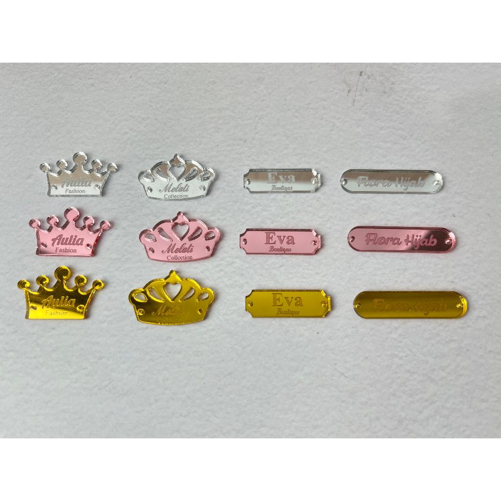 Label Akrilik - Label Hijab - Label Baju