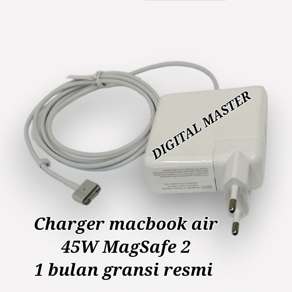 Adaptor /Charger Macbook air 45W magsaf 2 tahun 2013 tahun 2014 tahun 2015 2017
