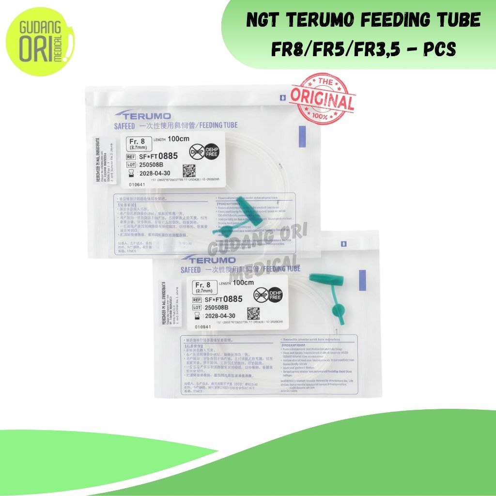 Ngt Terumo / Feeding Tube Terumo Fr. 3,5..5..8 / selang makan Ngt