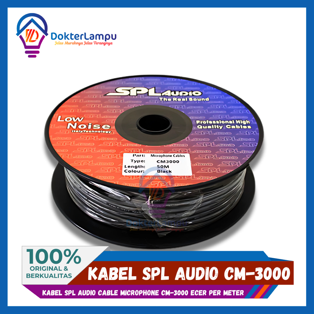 KABEL MICROPHONE MIC SPL AUDIO CM 3000