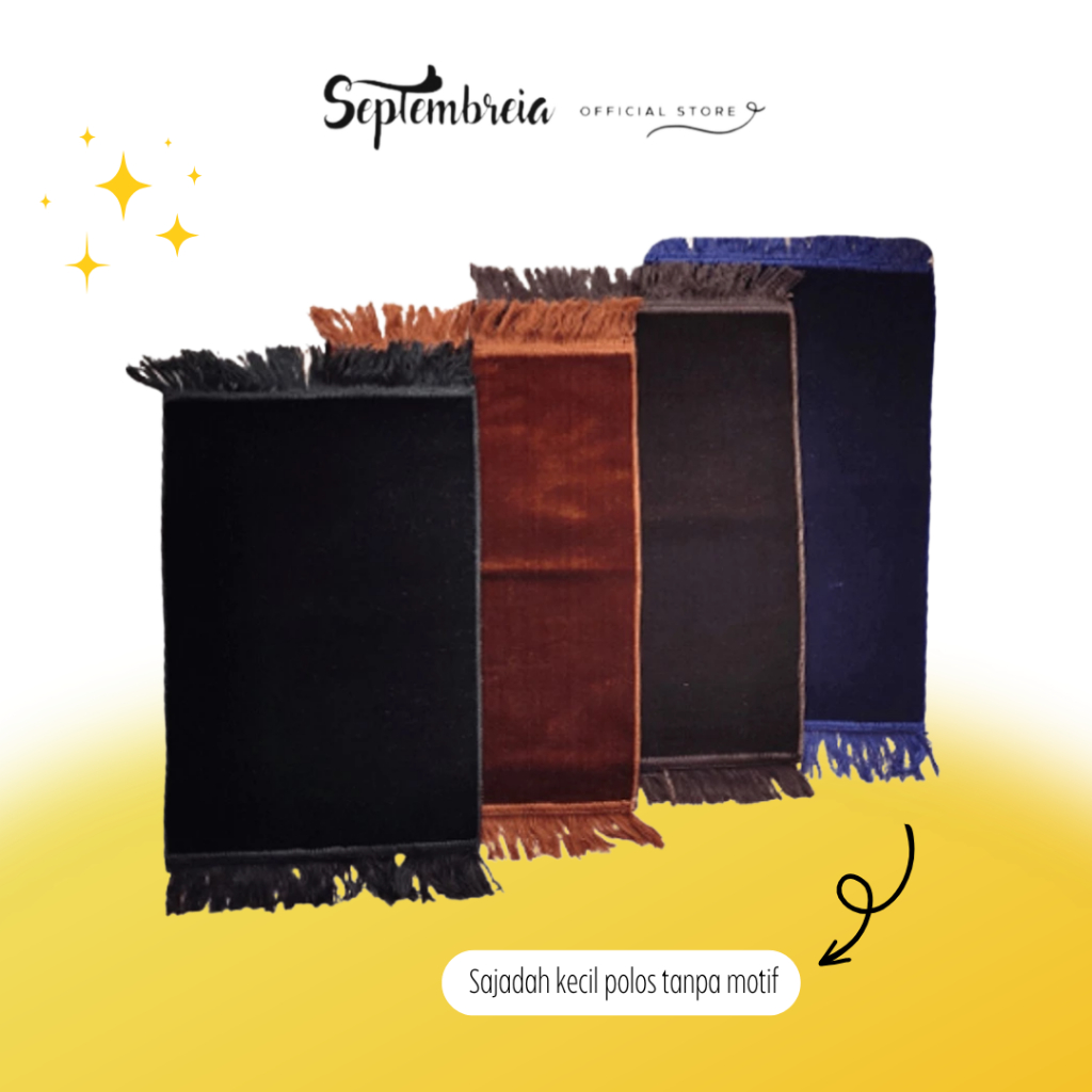 Sajadah Polos Kecil Sajadah Polos Mini Sajadah Travel Sajadah Kecil Sajadah Personal 35x60cm