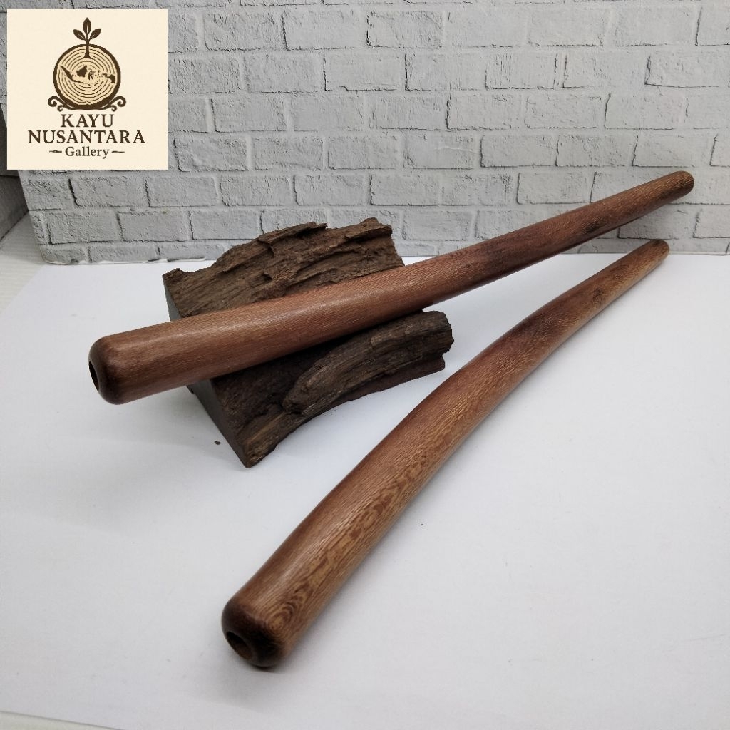 Sedotan once pipa kayu dewandaru panjang 22cm