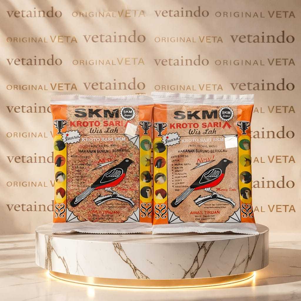 SKM KROTO SARI KASAR & HALUS PUR BURUNG BERKICAU SKM SUPER VOER