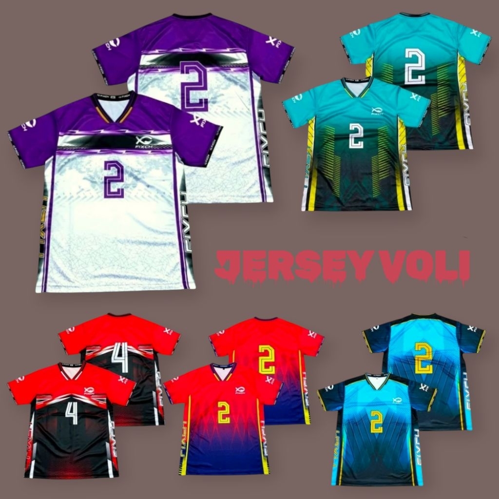 jersey voli full printing voli JERSEY LUSINAN VOLI FULL PRINTING JERSEY 1 LUSIN VOLI FULL PRINTING V