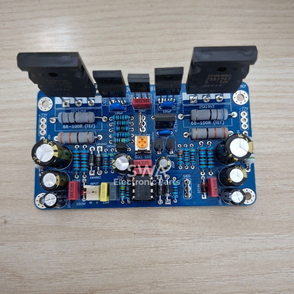 Kit SOCL 506 TEF Bias Servo Driver Amplifier Pcb Double Layer
