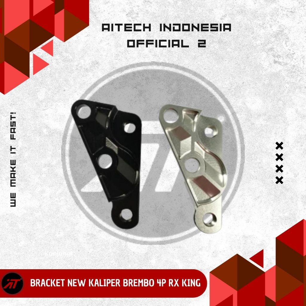 Breket New Kaliper Brembo 4P Disc 300mm RX King Aitech