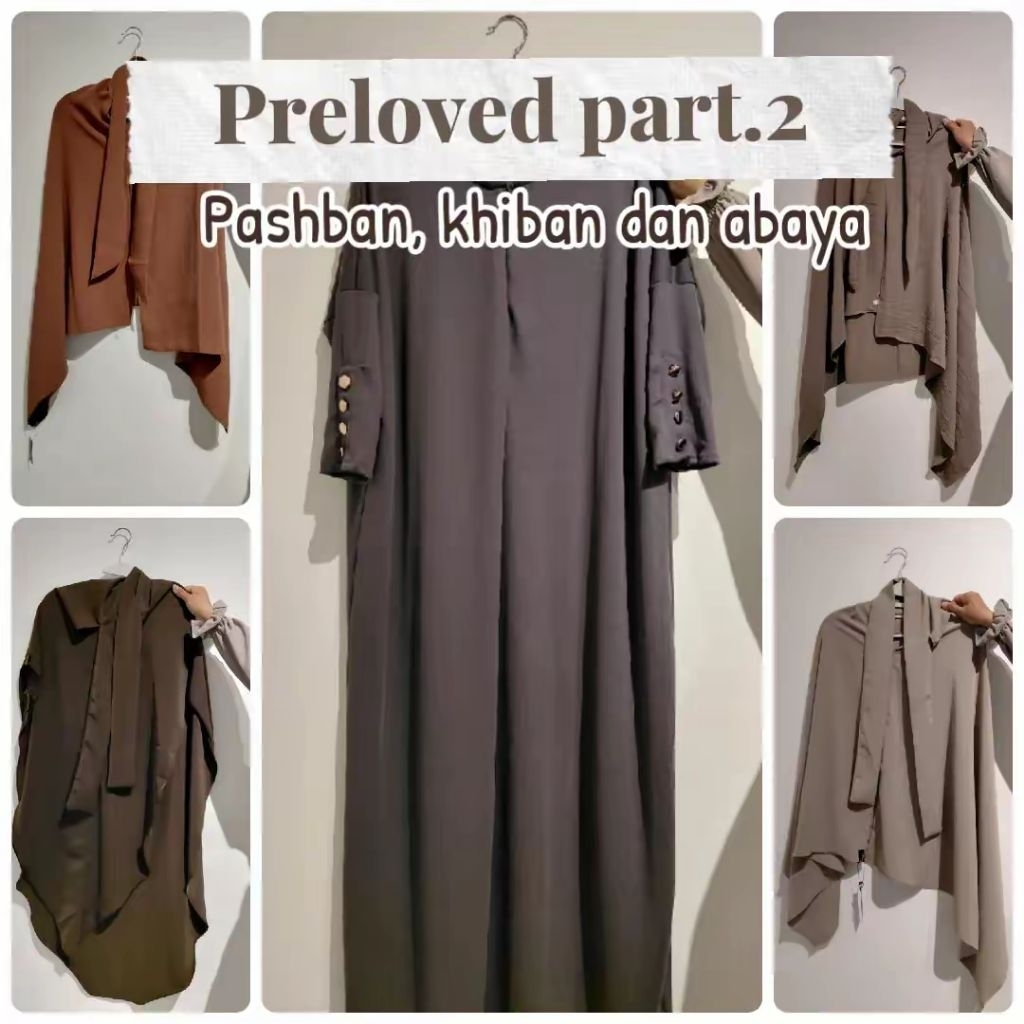 PRELOVED Pt.2 Abaya knit Pashban Khiban