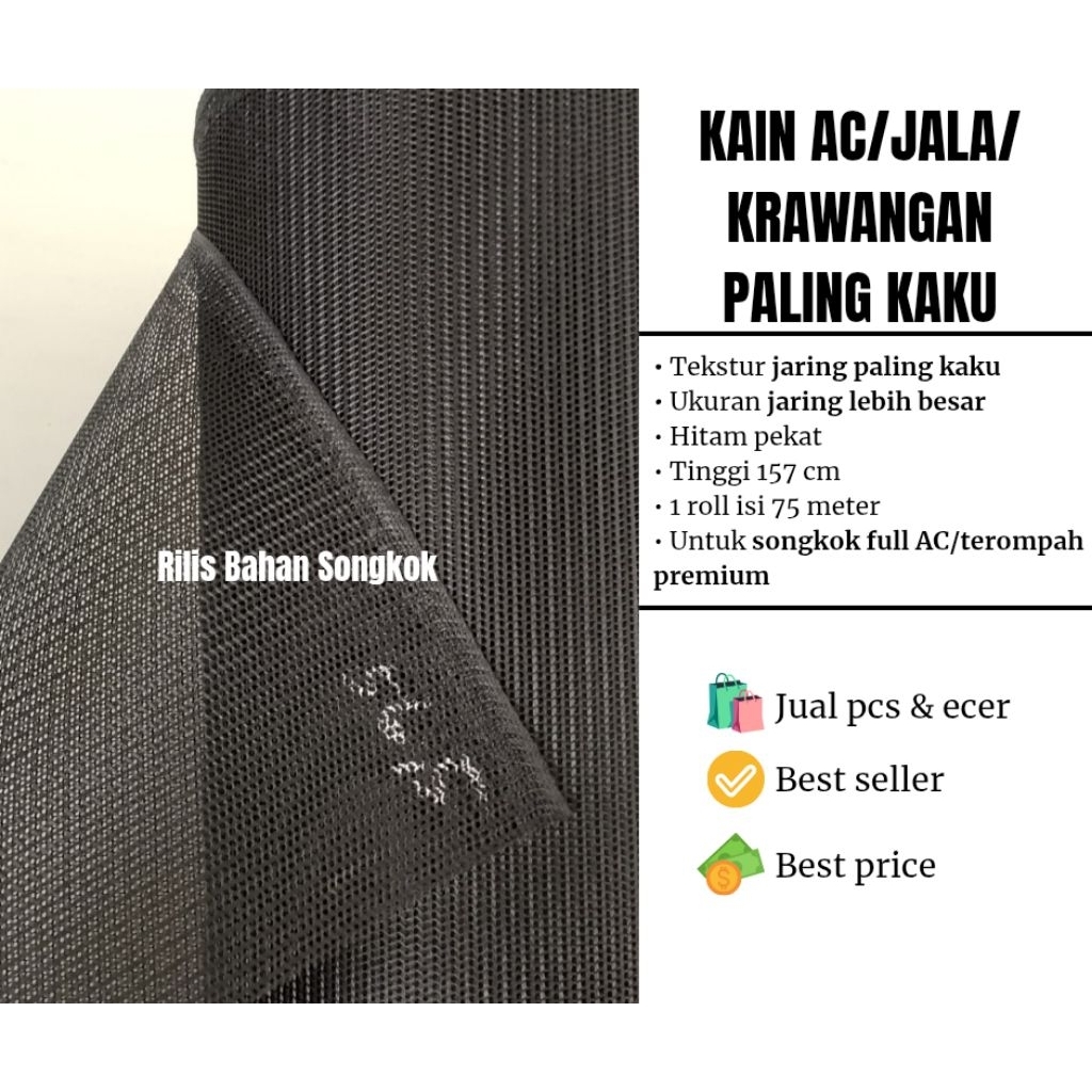Kain AC/Krawangan/Jala Jenis Paling Kaku