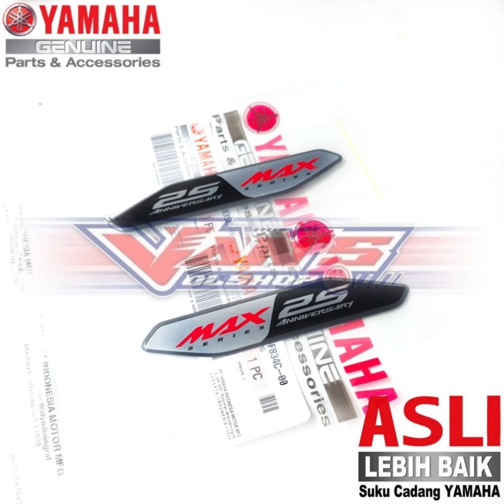 Emblem 25 Th Aniversary Max Series DR9 Xmax 250/300 Original Yamaha Genuine Parts