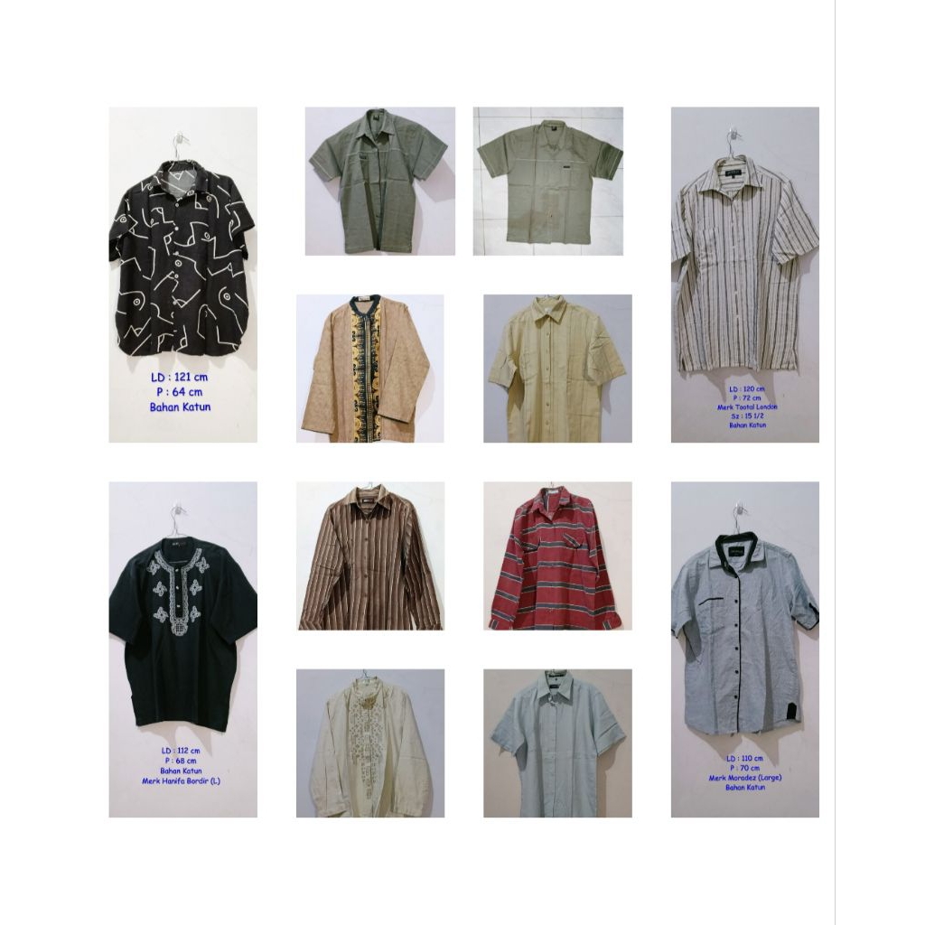 OBRAL  Kemeja PL/Bekas Pribadi Layak Pakai good condition