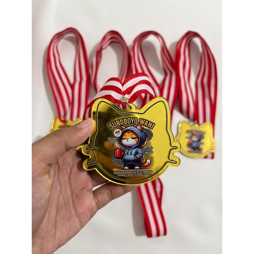 MEDALI KUNINGAN CUSTOM - MEDALI WISUDA CUSTOM - GORDON WISUDA