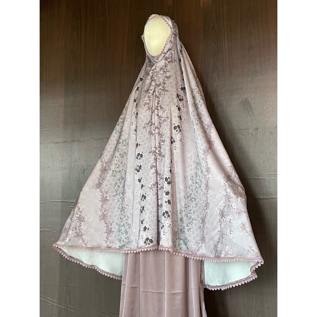 mukenah armani silk motif