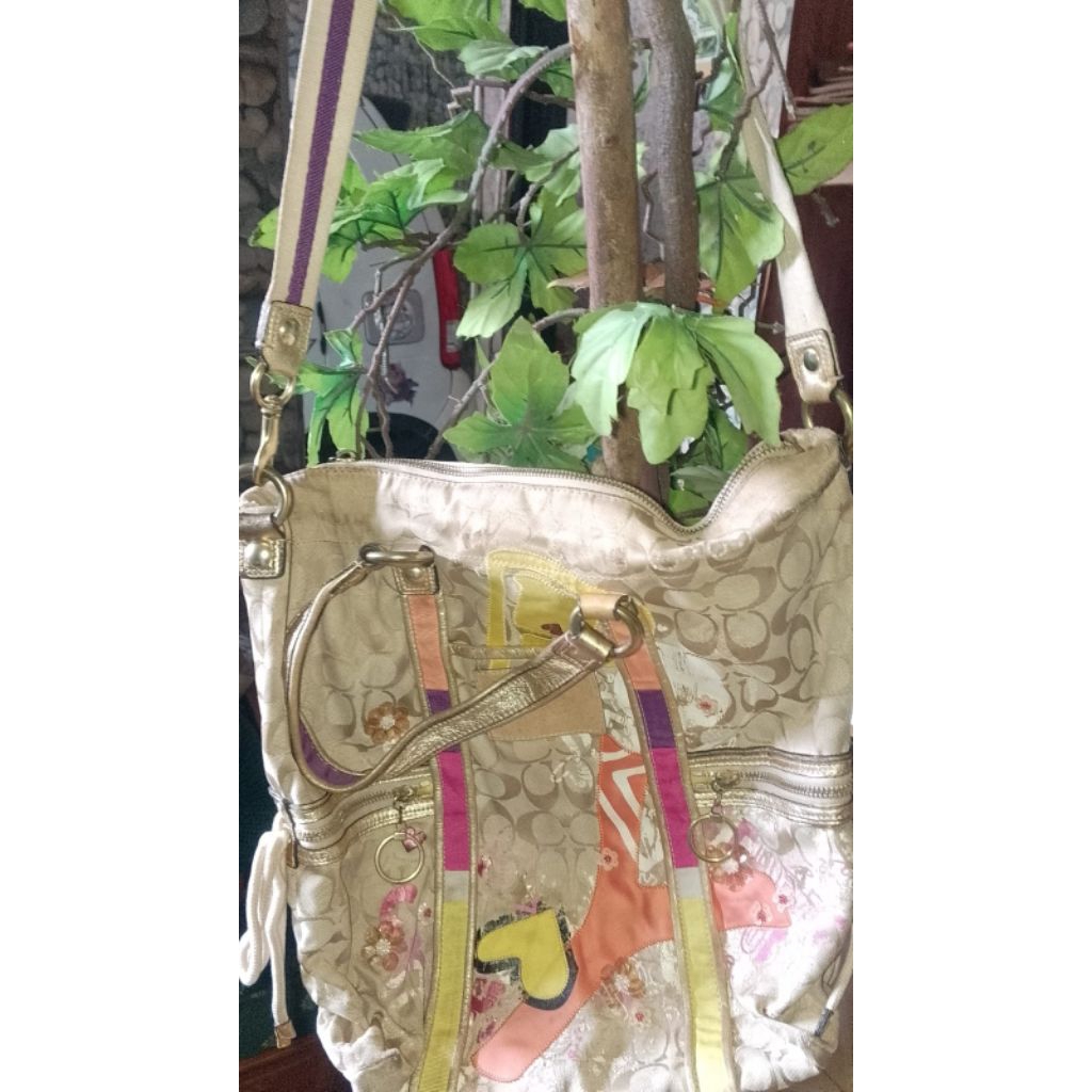 Tas coach vintage selempang ORI preloved second