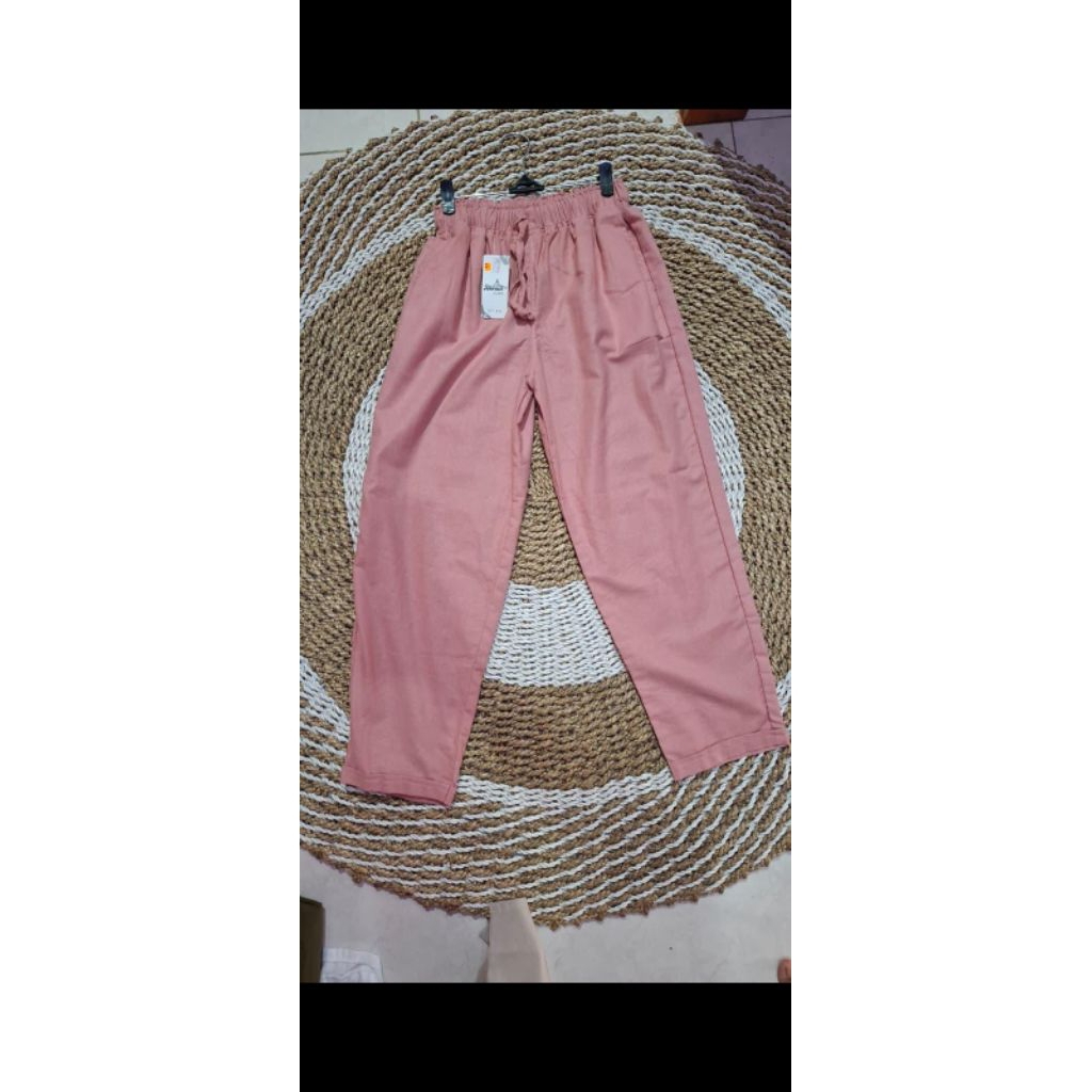 Celana Pink Serut Wanita