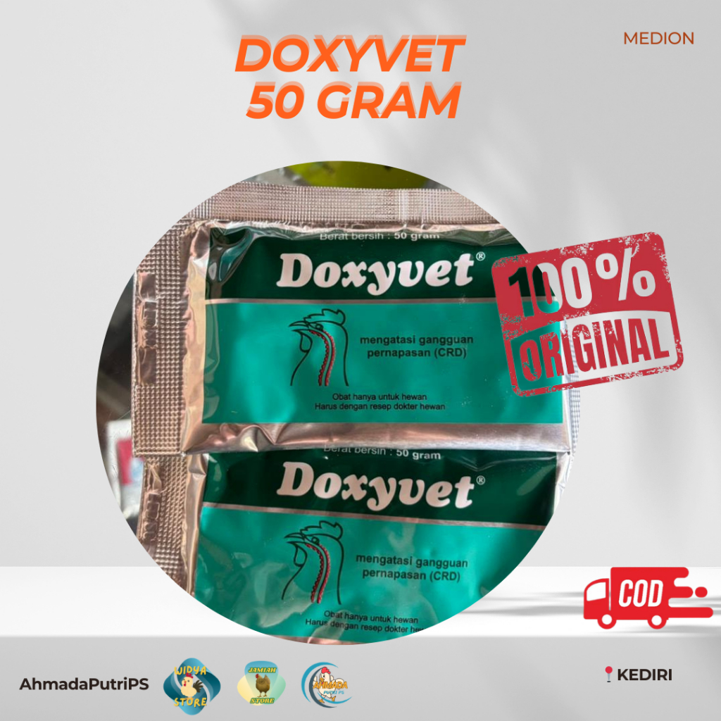 DOXYVET 50 gram Obat Pilek Ngorok Ayam