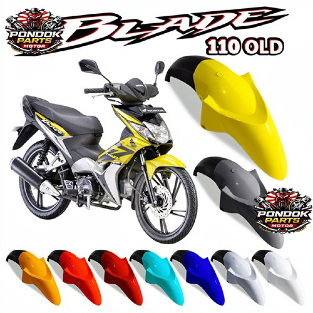 Honda Blade 110 - Spakbor Slebor Depan Blade Lama 110 Semi Original