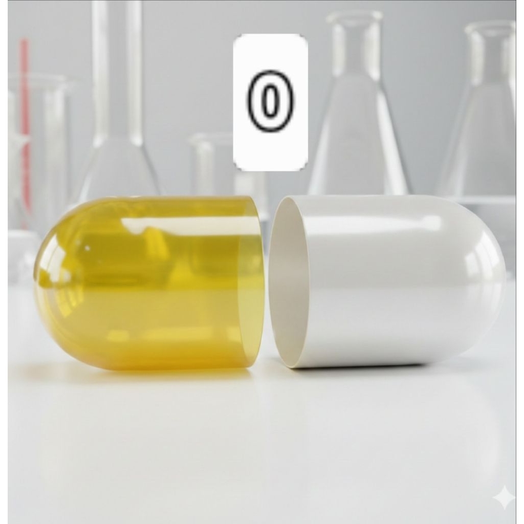 Cangkang kapsul 0 (100pcs)