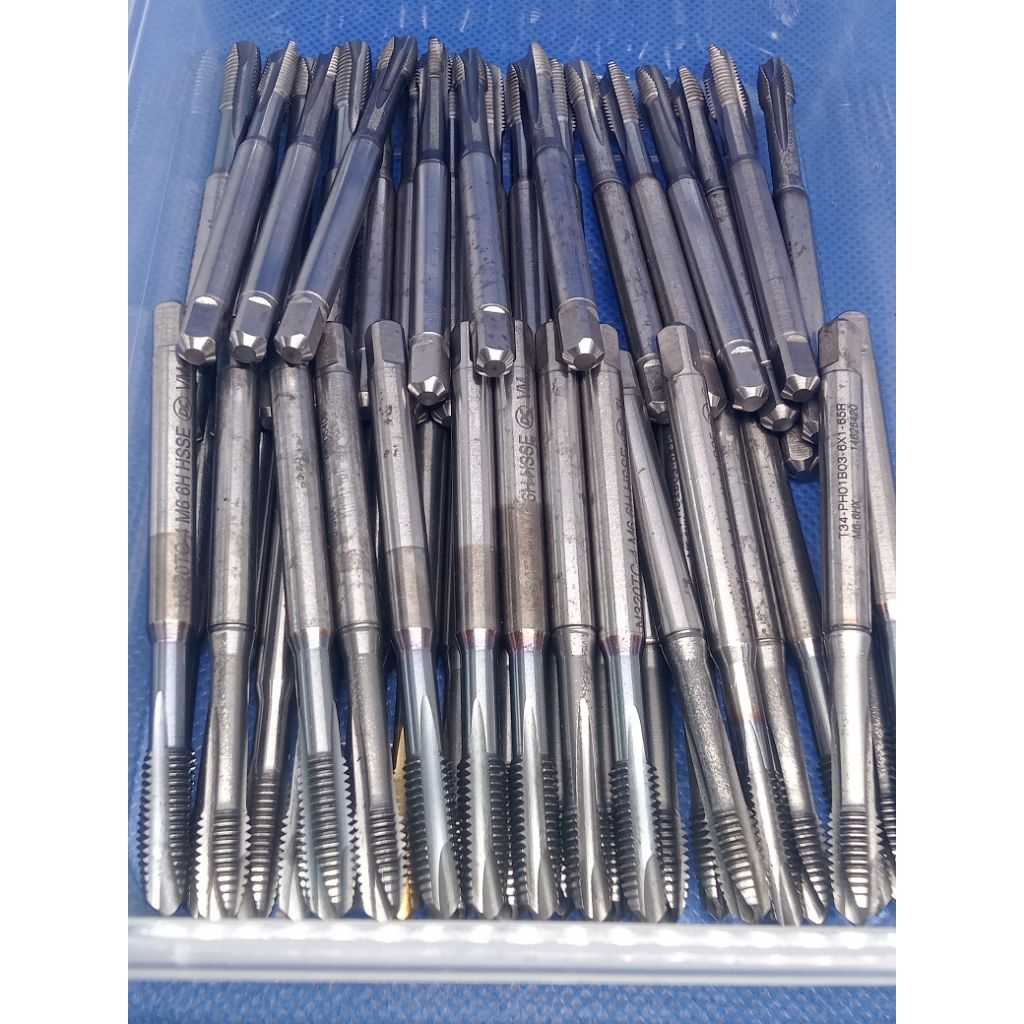Tap M6X1 PO tap m6 x 1 Taping M6X1 kualitas tinggi HSS E