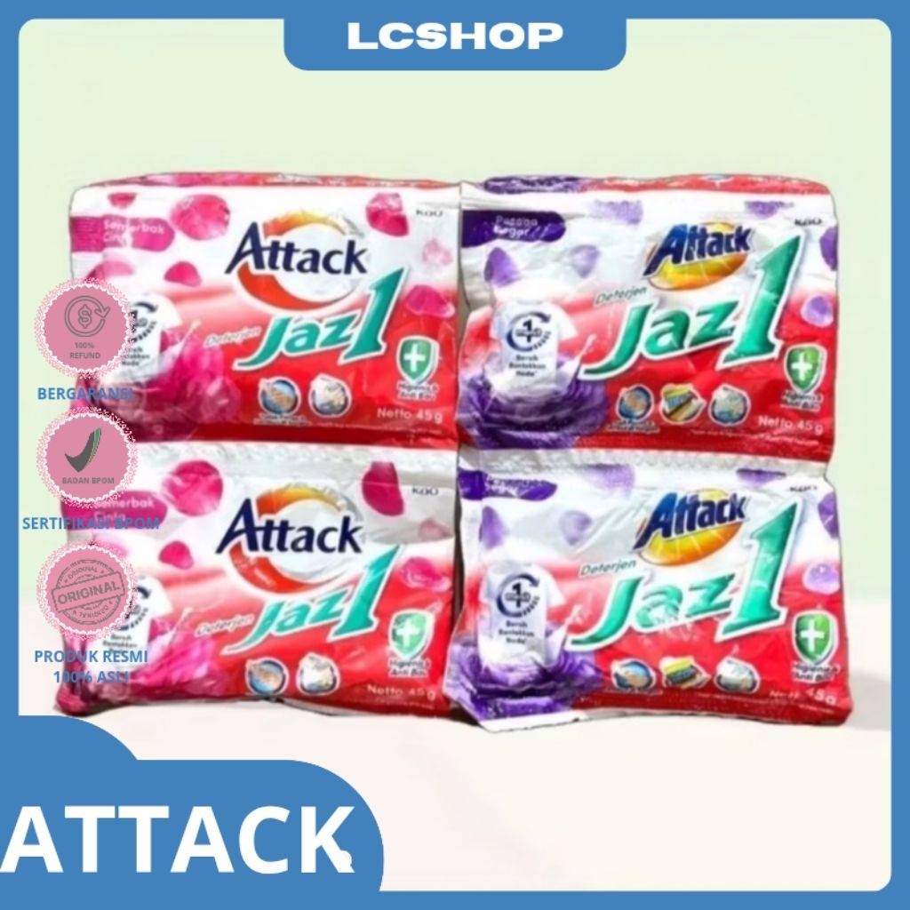 DETERGEN BUBUK JAZ1 57gr DETERGEN BUBUK JAZ1 SACHET