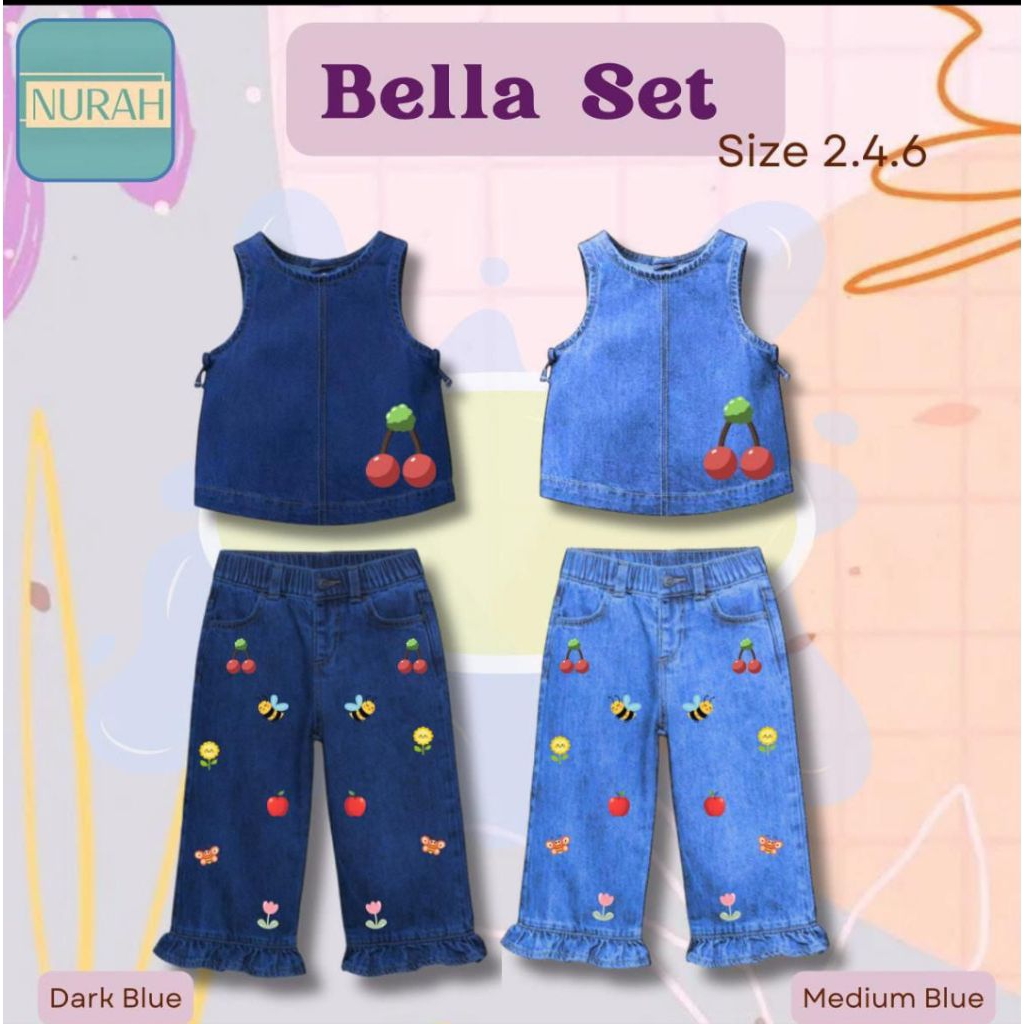 Bella Set By Nurah Setelan Anak Perempuan Bella