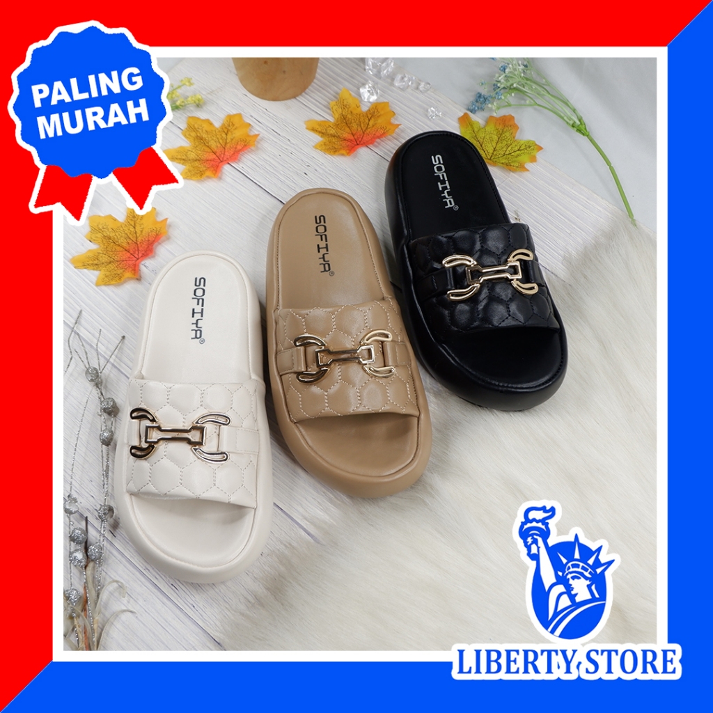 SOFIYA IMPORT ORIGINAL 8294 6 SENDAL WEDGES WANITA