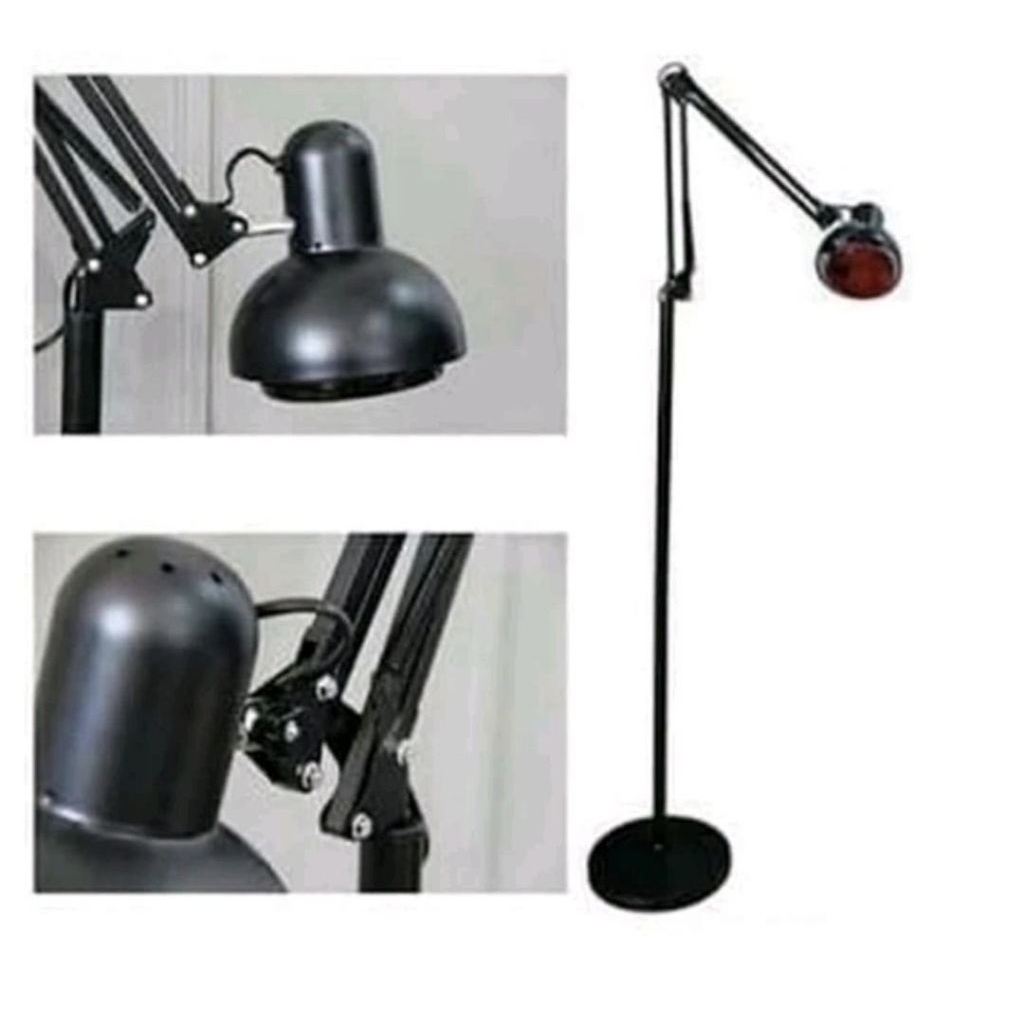 Lampu infrared terapi Philips + lampu terapi, dudukan