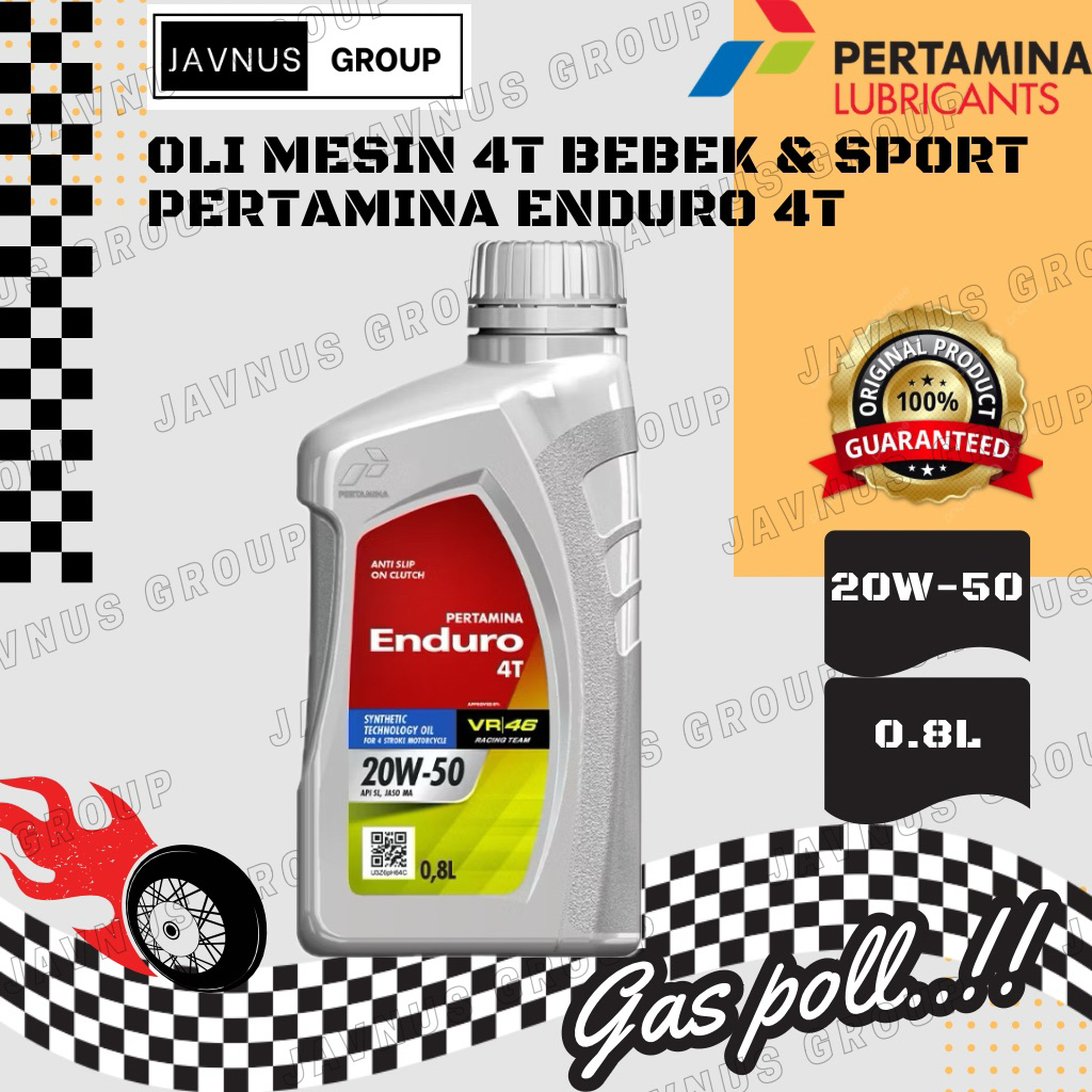 Oli Enduro 4T 20W-50 Original Oli Pertamina Enduro 4T 20W50 Bebek Sport
