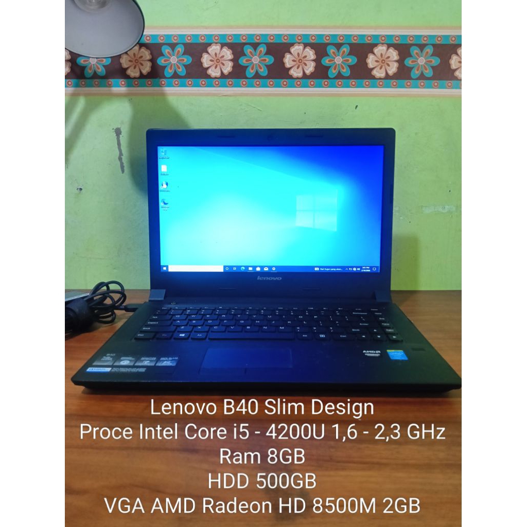 Laptop Lenovo B40-70 Core i5 - 4200U Ram 8GB HDD 500GB VGA AMD Radeon HD 8500M 2GB