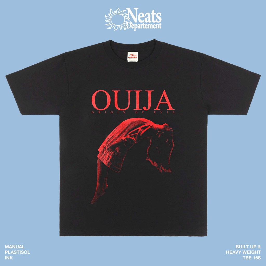 KAOS T-SHIRT OUIJA HORROR MOVIE | HEAVY WEIGHT | NEATS DEPTH
