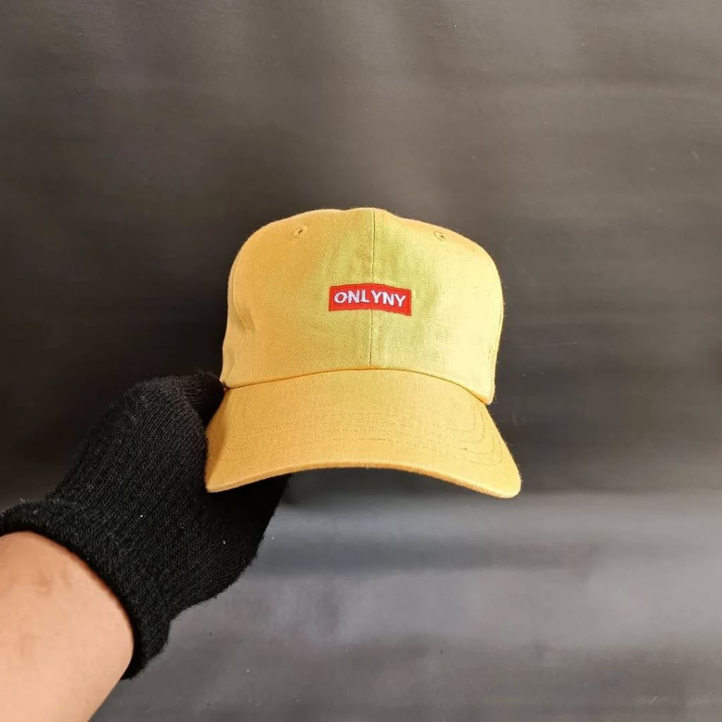 ONLY NY - Topi Simple Cap Unisex Pria Wanita ONLY NY Mustard