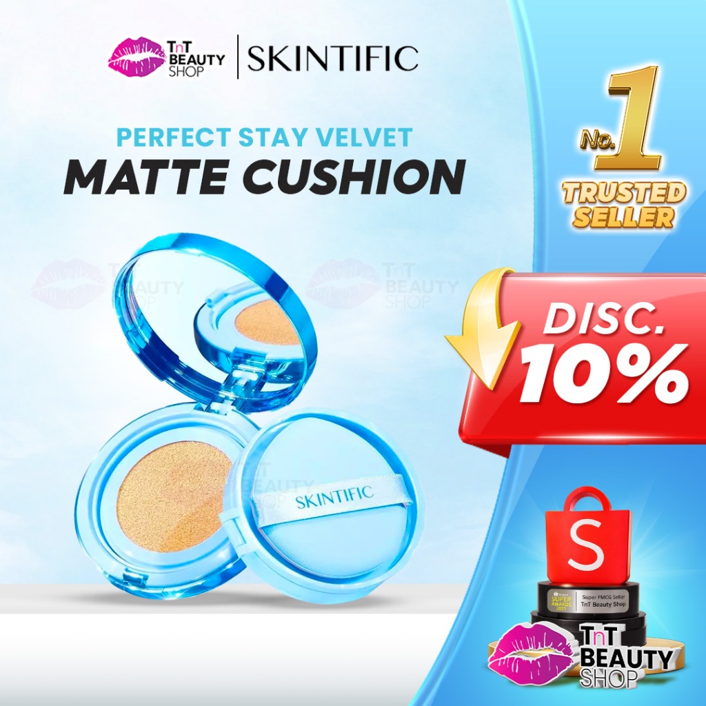 SKINTIFIC - Perfect Stay Velvet Matte Cushion 11ml | Skintific Perfect Stay Velvet Matte Cushion 11g