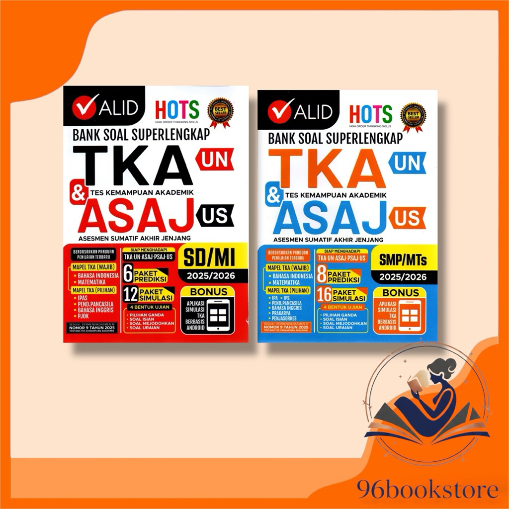 BUKU VALID TKA SD/MI 2025/2026 ~ BUKU VALID TKA SMP/MTS 2025/2026