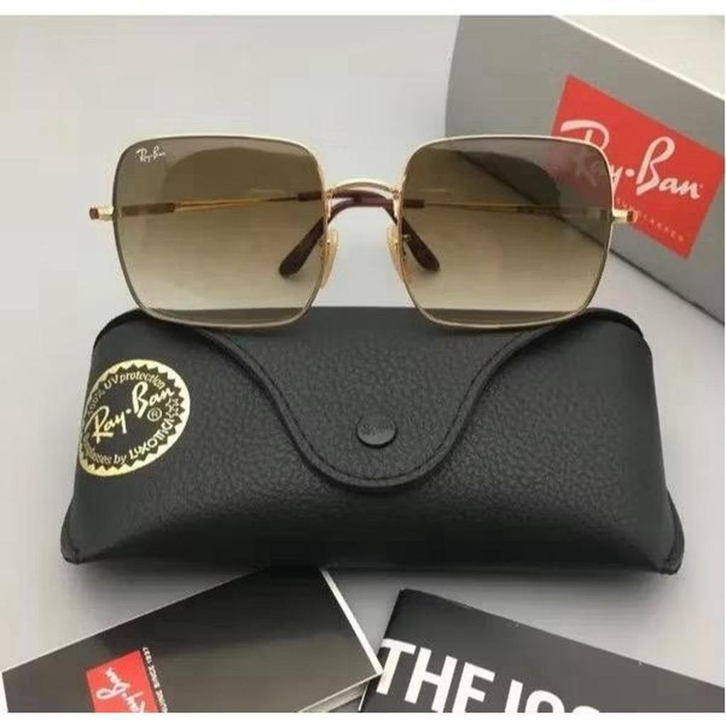 Kacamata RayBan Square RB1971 Classic Gold Frame Original