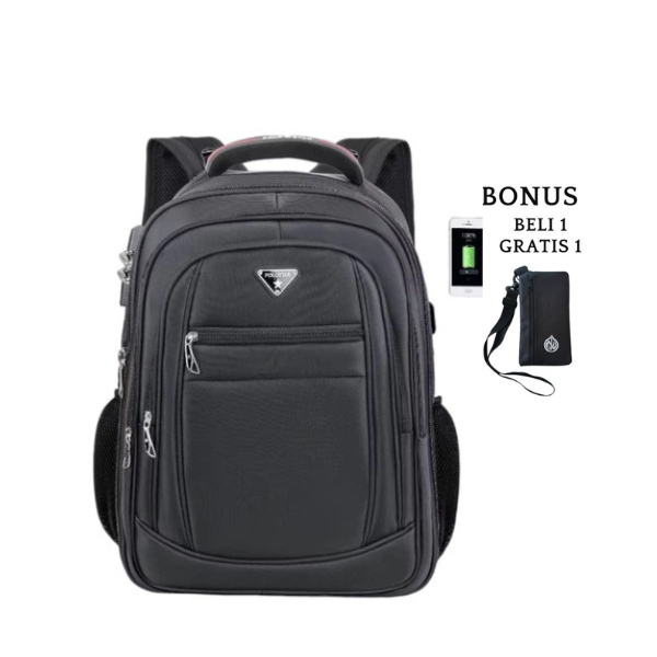 TAS RANSEL Polo Star 18 IN EXPANDABLE Tas Ransel pria wanita tas  Kerja Tas sekolah Kunci Usb Port P