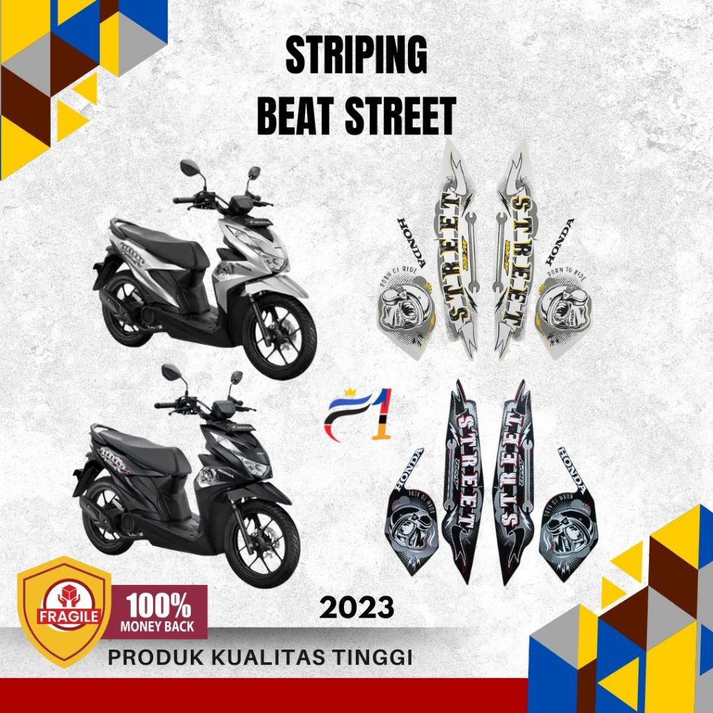 STIKER STRIPING MOTOR BEAT STREET 2023
