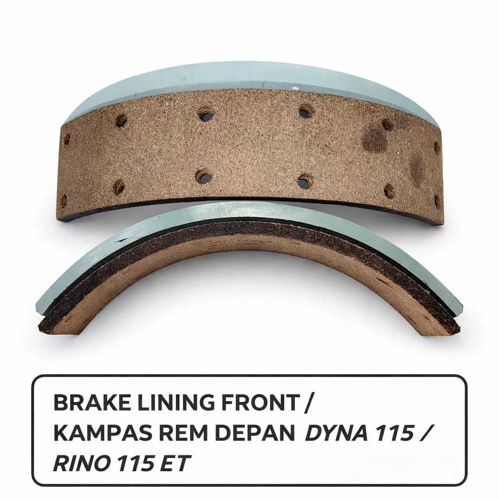 BRAKE LINING FRONT KAMPAS REM DEPAN TOYOTA DYNA 115 / RINO 115 ET
