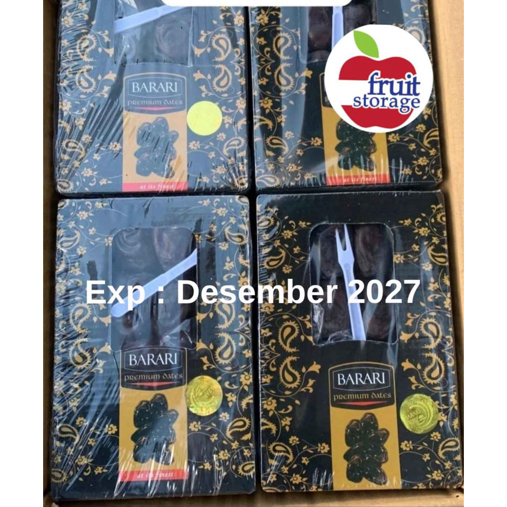 Kurma Anggur Bam Barari 600g pack buah kering korma Import Arab impor