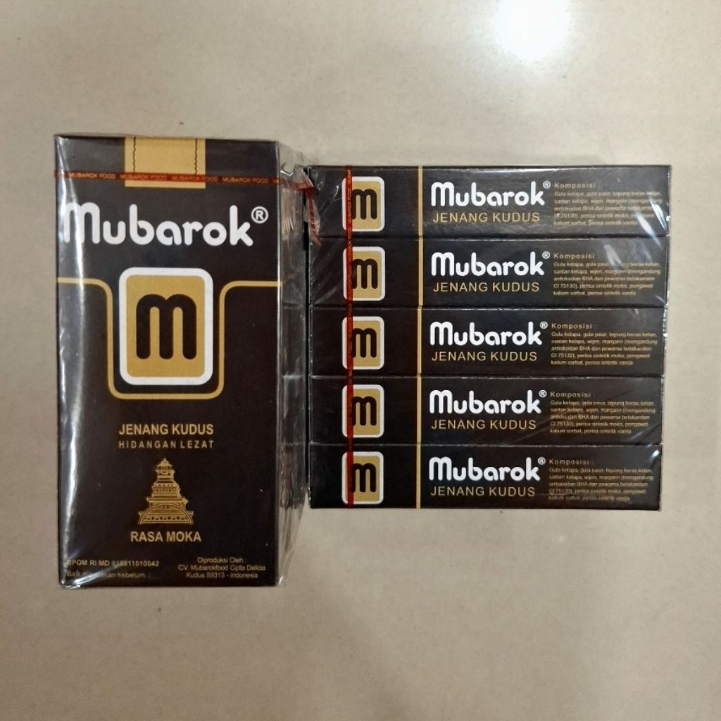 Mubarok Jenang Kudus Rasa Moka 100gr | Dodol Mubarok Asli Kudus | Oleh-Oleh Khas Legit